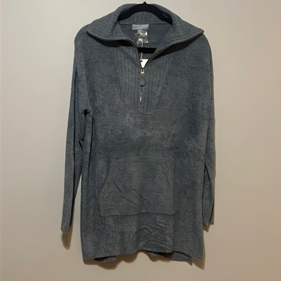 Barefoot Dreams Tops New Barefoot Dream Cozychic Lite Half Rib Zip